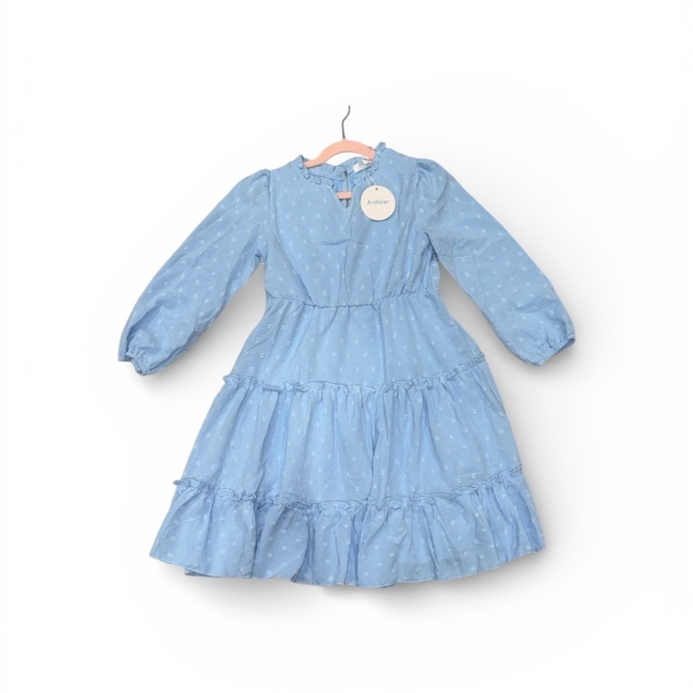 218. Blue Kids Dress Girls Size 8